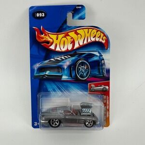 Hot Wheels 2004 First Editions Tooned 1963 Corvette #93/100 Collector #093 Silve